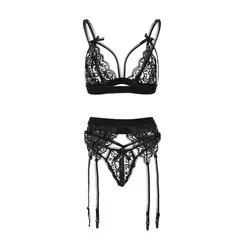 Conjunto de Lingerie Beth com Renda sexy e sensual, Conjunto lingerie Erótica. - comprar online