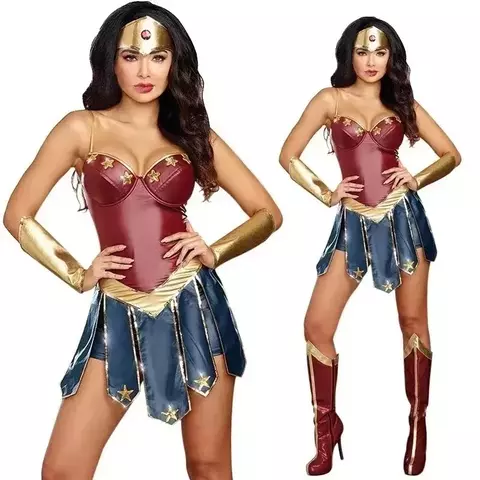 Fantasia Sensual Mulher Maravilha - comprar online