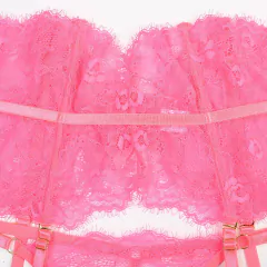 Conjunto de Lingerie Sexy de 3 Peças, Lingerie Erótica, Lingerie Sensual, Lingerie de renda, Lingerie Sexy. - Clube das Coisas - Tudo para Você ficar mais Linda e Sexy