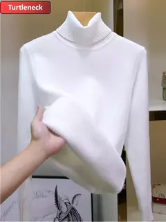 Blusas casuais Gola alta de lã, Blusa de lã para o inverno, Coleção inverno. na internet