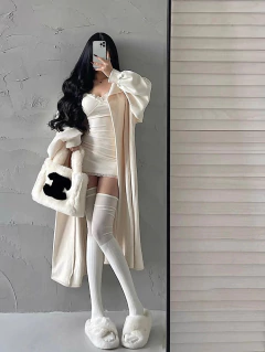 Vestido de alcinha, com Detalhes de Renda Lindo Casual. - loja online