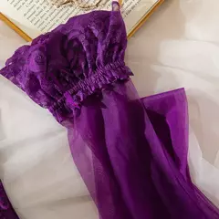 Conjunto de Lingerie Sexy com luva e meias Thifany. - comprar online