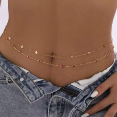 Colar Nancy de Cintura, Jóias Sexy para Cintura, Body Chain Sexy de Cintura. na internet