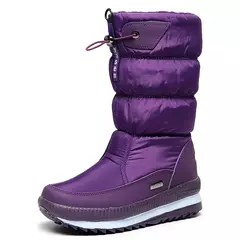Imagem do Bota Feminina de neve com Interior em pelúcia grossa de luxo impermeáveis
