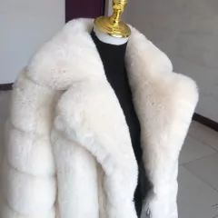 Casaco de Pele de Raposa Elegante e Quente Hilary. - loja online