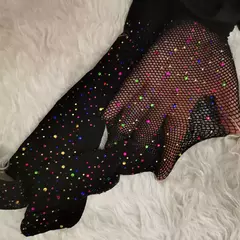 Meia Calça de Malha de Strass sexy e sensual Scarlett. - loja online