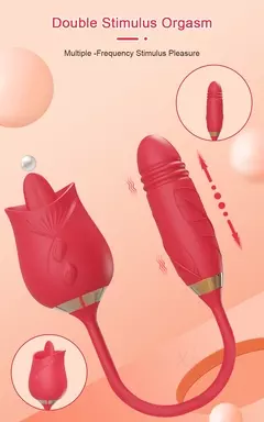 Vibrador Flor Lambedor Estimulador de Clitóris e Ponto G Sex Shop - comprar online