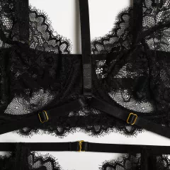 Conjunto de Lingerie Sexy de 3 Peças, Lingerie Erótica, Lingerie Sensual, Lingerie de renda, Lingerie Sexy. - comprar online