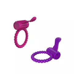 Anéis penianos vibratórios de silicone para homens – retardar a ejaculação