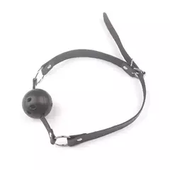 Mordaça Erótica Bola de Couro Fetiche Brinquedo Erótico