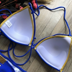 Biquíni Sexy Luxo Dourado Melica