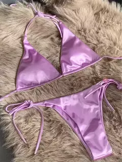 Biquini Metalizado Brilhante Sexy Emmily - loja online