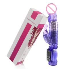 Vibrador Rabbit, Dildo Masturbador com 12 Velocidades, e Massageado de Clitóris e do Ponto G, Brinquedo Adulto - loja online
