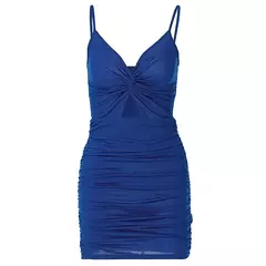 Imagem do Vestido curto Spaghetti de Alcinha com Decote discreto Amellie