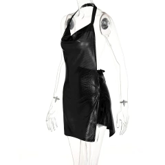 Imagem do Lingerie Vestido com fenda profunda Sexy Costas Nuas, Roupa Erótica Ashiley.