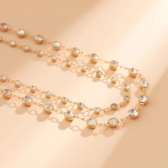 Imagem do Corrente de Cintura Body Chain Sexy Delicado com pedrinhas brilhantes Dai.