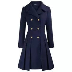 Sobretudo Feminino de Lã Premium Super Elegante Olívia - Clube das Coisas - Tudo para Você ficar mais Linda e Sexy