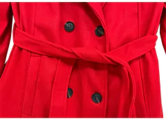 Sobretudo Elegante Mega Longo com Bolso e Botões Lilian.