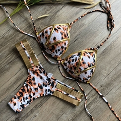 Biquíni Sexy Luxo Dourado Melica - comprar online