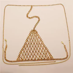 Calcinha Joias para o Corpo Sexy com Strass Azul, Malha de Cristal Sexy. na internet