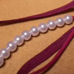 Imagem do Calcinha Sexy de Pérolas e Lantejoulas Bordadas, Calcinha Fio Dental Erótico