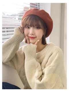 Touca Boina feminina de lã Livya. - Clube das Coisas - Tudo para Você ficar mais Linda e Sexy