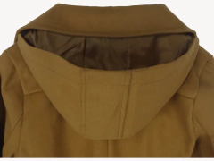 Casaco de Lã com Cinto e Capuz Rebecca - comprar online