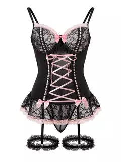Conjunto de Lingerie com Renda Sexy Erótica Tina. - comprar online
