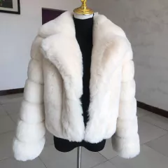 Casaco de Pele de Raposa Elegante e Quente Hilary.