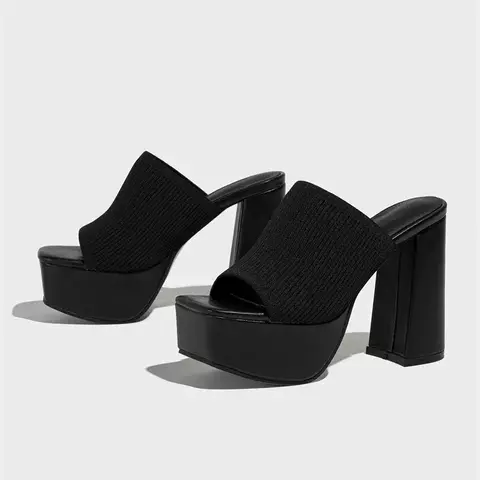 Sandália Feminina Plataforma Salto Alto Fashion Isabela - comprar online