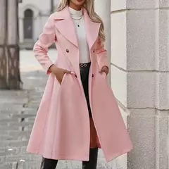 Sobretudo elegante estilo Europeu Elise - loja online