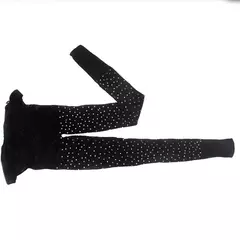 Meia Calça de Malha de Strass sexy e sensual Scarlett.