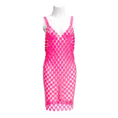 Vestido La Gringa Colorido de Lantejoula metalizadas. na internet