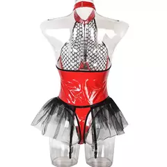 Lingerie Macacão Manuele de Couro PU, Macacão sexy, Macacão Sensual. - comprar online