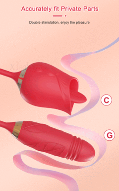 Vibrador Flor Lambedor Estimulador de Clitóris e Ponto G Sex Shop na internet
