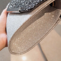 Bolsa Pequena Brilhante retangular, Bolsa Feminina de Ombro. - Clube das Coisas - Tudo para Você ficar mais Linda e Sexy