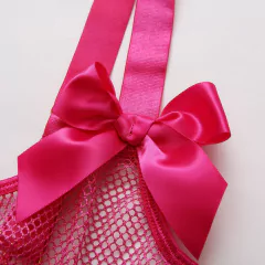 Lingerie Sexy Neon, Lingerie Erótica, Lingerie Linda Com Meias e Laços Milla. - loja online