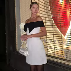 Imagem do Vestido curto Estilo Europeu Tomara que caia Louise