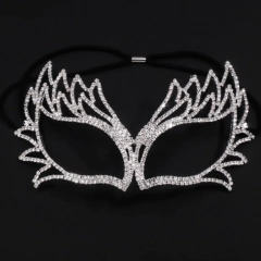 Mascara Elegante Estilo Anjo em Strass para Festas Catherine - Clube das Coisas - Tudo para Você ficar mais Linda e Sexy