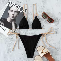 Biquíni Kate, Biquíni Bonito Branco, Biquíni Sxey, Biquíni sensual com argola. - loja online