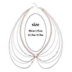 Corrente de Cintura Sexy Body Chain de Cintura - Clube das Coisas - Tudo para Você ficar mais Linda e Sexy