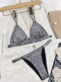 Biquini Metalizado Brilhante Rayssa - comprar online