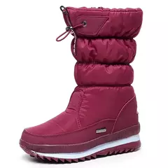 Bota Feminina de neve com Interior em pelúcia grossa de luxo impermeáveis - Clube das Coisas - Tudo para Você ficar mais Linda e Sexy