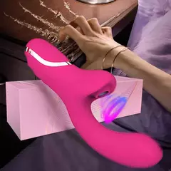Vibrador Feminino Estimulador de Clitóris com Sucção e Ponto G