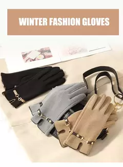Luva feminina de Inverno Vintage Touch Screen Hanna. - Clube das Coisas - Tudo para Você ficar mais Linda e Sexy