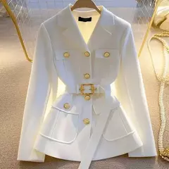 Imagem do Casaco Elegante Moda Britânica Forrado Confortavel e Quente Único