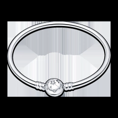 Pulseira Pandora de Prata Esterlina 925 com Fecho de Coração Stefany. - comprar online