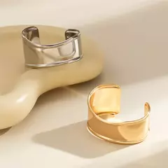 Imagem do Pulseira de Luxo Tiffany de Designer Assimétrico Aberta Larga.