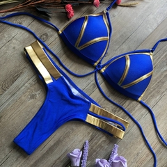 Biquíni Sexy Luxo Dourado Melica - comprar online