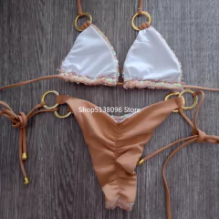 Imagem do Biquíni Lady Sexy com Lantejoulas e Anéis Circulares.